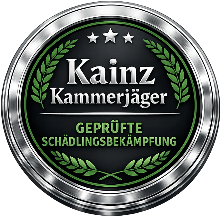 Premium Qualitäts-Siegel Kainz Kammerjäger 3D Metallic